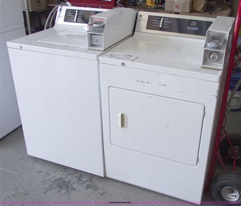 We provide laundry washing machines that will handle. . Used coin operated washer and dryer